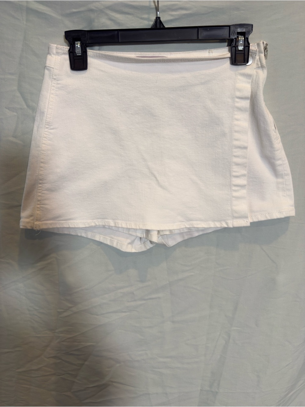 Classic White Women's Skort Shorts with Clean Front